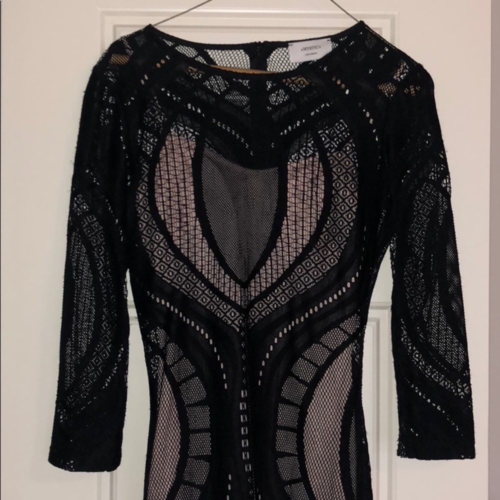 Black boutique formal dress